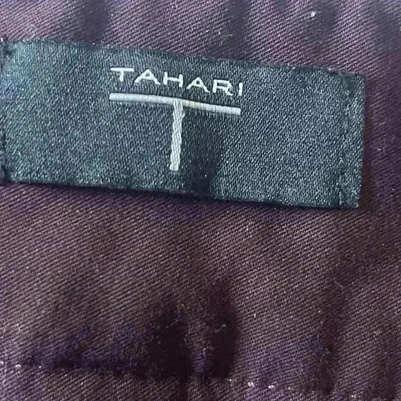 TAHARI Women’s Wine Pants Size 10 - Picture 11 of 11